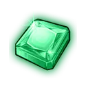 Green Gem - shining - valuable - PNG Images