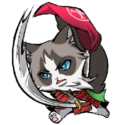 Samurai Cat - Popular Download PNG