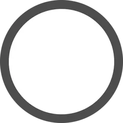 Gray Ring - minimalist style - Free PNG