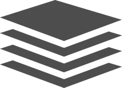 Stacked Squares - geometric - High Resolution PNG