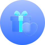 Gift Box and Heart - gift - No Background PNG