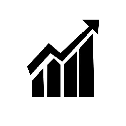 Ascending Arrow Bar Chart - Popular Download PNG