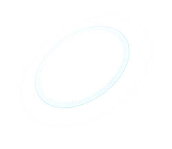 Futuristic Ring - simple - Transparent Background PNG