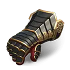 Black Armor Boots - metal - Transparent Background PNG