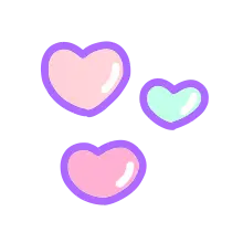 Heart Emoji - purple - Transparent Layer PNG