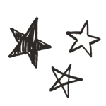 Star - black - No Background PNG
