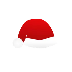 Santa Hat - white - Recommended PNG
