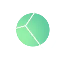 Green Circle in Hexagon - graphic design - PNG Images