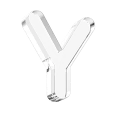 Metal Letter Y - y - High Resolution PNG