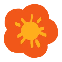 Sunflower - simple - yellow - No Watermark PNG