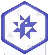 Purple Hexagon Logo - hexagon - Transparent Layer PNG
