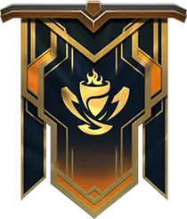 Golden Trophy Emblem - logo - Free PNG