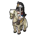 Knight on Horseback - helmet - Transparent Layer PNG