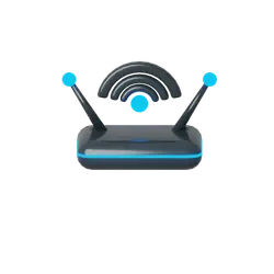 Wireless Router - connection - Transparent Background PNG