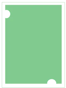 Green Rectangle - simple - color - Transparent Layer PNG