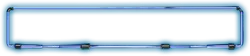 Neon Light Frame - neon light - blue - Transparent Layer PNG