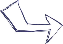 Blue Arrow - line - direction - Free Download PNG