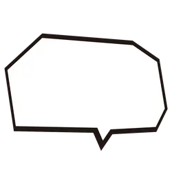 Speech Bubble - comic - Transparent Layer PNG