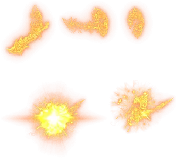 Fire Effect - light - High Resolution PNG