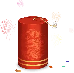Firecracker - dragon - High Resolution PNG
