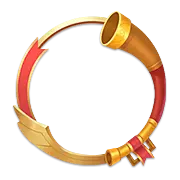 Horn Ring - gold - Transparent Layer PNG