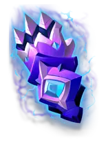 Purple Crystal Paw - magic - PNG