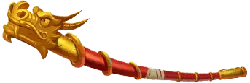 Dragon Staff - red - No Background PNG