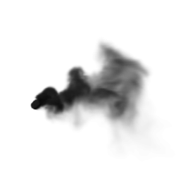 Smoke - black - background - Transparent Background PNG