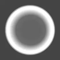 Gray Circle - gradient - No Background PNG
