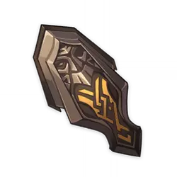 Mysterious Badge - metal - Transparent Background PNG