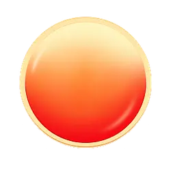 Red Button - circular - No Background PNG