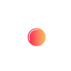 Gradient Circle - gradient color - simple - No Background PNG