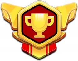 Trophy Badge - red - Transparent Layer PNG