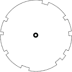 Gear - metal - circular - Free PNG