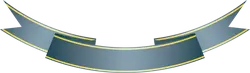 Blue Ribbon - design element - Transparent Background PNG