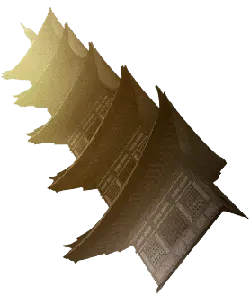 Multi-tiered Pagoda - gold - architecture - Transparent Background PNG