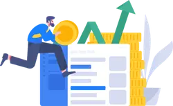 Financial Growth Report - chart - PNG Images
