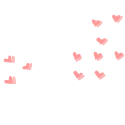 Pink Heart Pattern - simple design - High Resolution PNG