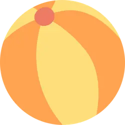 Beach Ball - toy - beach - Free PNG