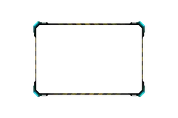 Futuristic Frame - futuristic - No Background PNG