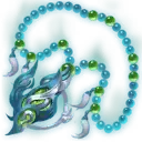 Dragon Necklace - glowing - Transparent Background PNG