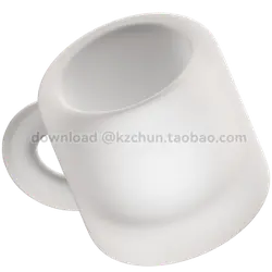 White Ceramic Mug - home - PNG
