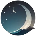 Moonlit Sky - peaceful - No Watermark PNG