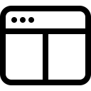 White Line Pattern on Black Background - geometric - Curated PNG