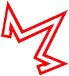 Red Lightning Logo - red - No Background PNG