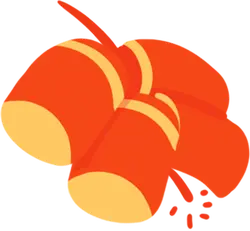 Firecrackers - yellow - PNG