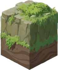 Rock and Vegetation - nature - No Watermark PNG