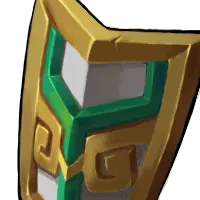 Golden Shield - game item - Lossless PNG