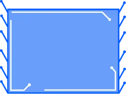 Blue Rectangle - rectangle - lines - Lossless PNG