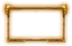 Golden Frame - simple - Free PNG